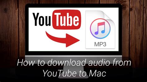 How to download audio from youtube on mac. The simplest video downloader, ever! Download video and audio from YouTube and similar services on macOS, PC and Linux absolutely for free! 