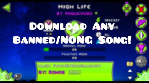 How to download banned/NONG songs Geometry Dash - YouTube