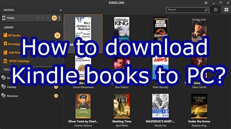 How to download kindle books. May 29, 2023 · Step 1: Open the Kindle book to PDF converter. Click the Add Books button at the top right side to open a Kindle book downloaded from the Amazon store. Step 2: Then click the Convert Books menu on the top ribbon to open the converter window. Step 3: Click and expand the dropdown list next to Output format at the top right corner. 