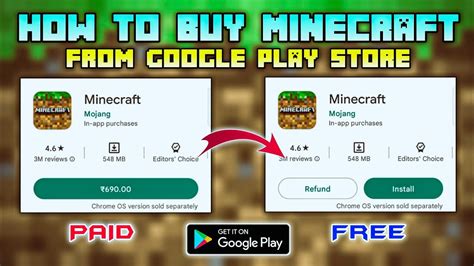 How to download minecraft in play store