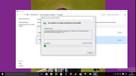 How to download offline windows 10 language package?