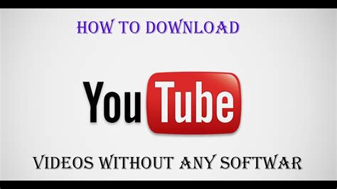 How to download youtube videos without any software. YouTube is an incredibly popular platform for content creators, with over 2 billion users worldwide. With so many people watching videos on the platform, it’s no wonder why so many... 