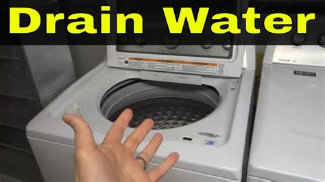 Key Takeaways. Unplug the washing machine before starting and lay down towels to catch water. Locate the drain, usually at the front for front-loaders and at the …. 