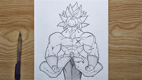 How to draw!! BROLY 2018 EASY TUTORIAL Step by Step! YouTube