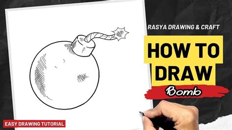 How to draw Bomb YouTube