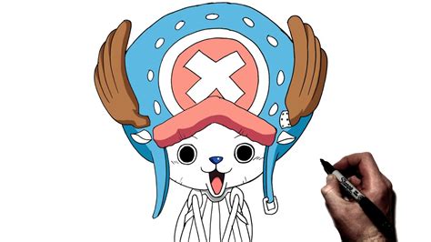 How to draw CHOPPER on ONE PIECE in 5 minutes YouTube