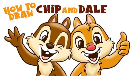 How to draw Chip and Dale YouTube