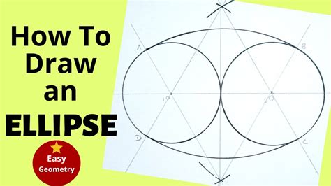 How to draw Ellipse with Compass Easy Geometry YouTube