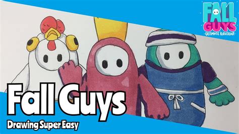 How to draw Fall Guys YouTube