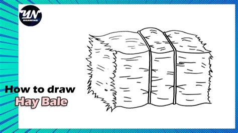 How to draw Hay Bale YouTube