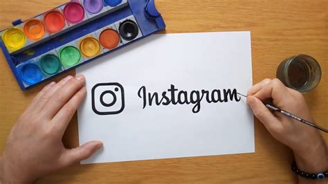 How to draw Instagram Logo YouTube