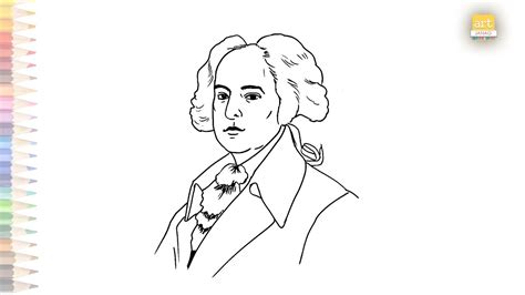 How to draw John Adams YouTube