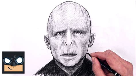 How to draw Lord Voldemort 🐍 Harry Potter Drawing Tutorial