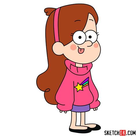 How to draw Mabel Pines Step by step drawing tutorials Mabel pines