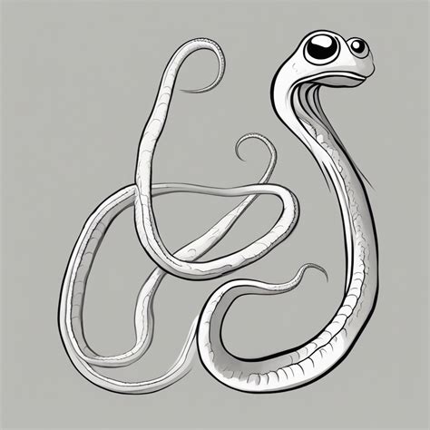 How to draw Nematode 6 Easy Step by Step Guide Trying drawing