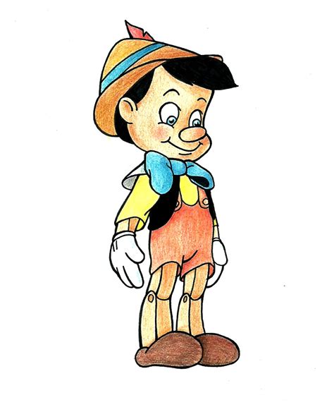 How to draw Pinocchio