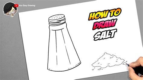 How to draw Salt Easy YouTube