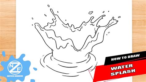 How to draw Water Splash YouTube