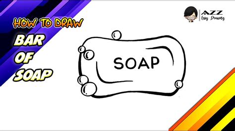 How to draw a Bar of Soap step by step YouTube