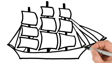 How to draw a Big Ship Big Ship Easy Draw Tutorial