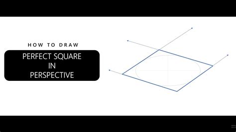 How to draw a Perfect Square in 2 Point Perspective I Easy method I