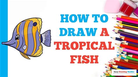 How to draw a Tropical Aquarium Tutorial YouTube