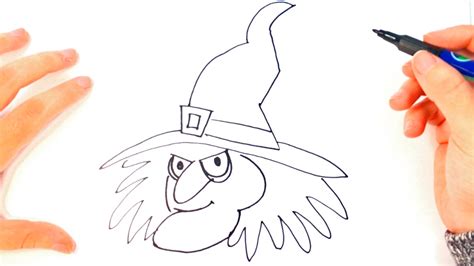 How to draw a Witch for Kids Witch Easy Draw Tutorial