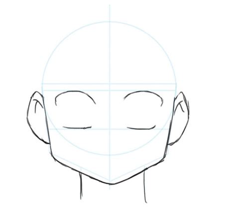 How to draw a boy face. .  We will slowly construct the face starting with a diagrammatical...