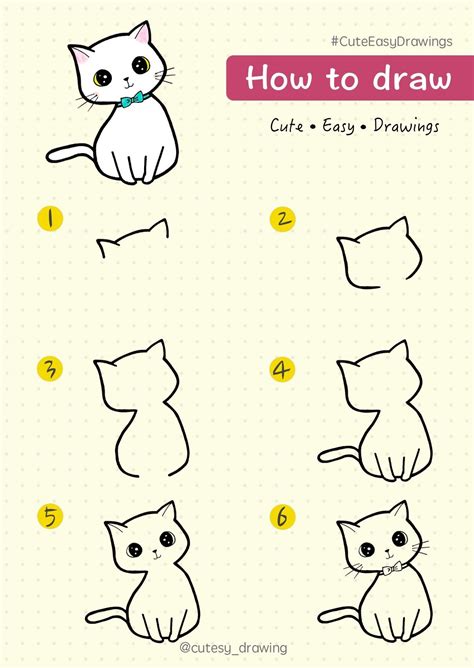 How to draw a cat easy - Easy Drawing