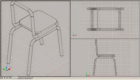 How to draw a chair SolidFace 3D CAD