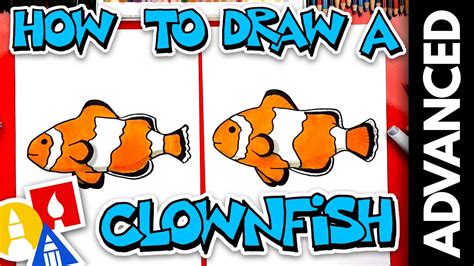 How to draw a clownfish YouTube