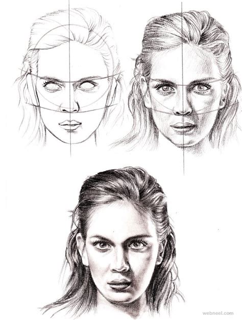 How to draw a face for beginners. In “How to Draw a Face for Beginners from Sketch to Finish” by Emmy Kalia, the tutorial demonstrates drawing a face using a reference photo. Starting with guidelines on the reference photo, Emmy Kalia establishes equal spaces between facial features to ensure accurate proportions. She emphasizes using light lines for guidelines … 
