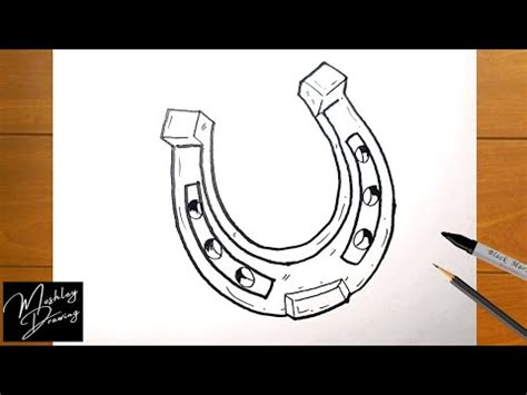 How to draw a horseshoe in 3D YouTube
