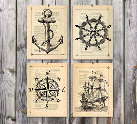 How to draw a ship realistic.  Nautical Themed Gift Inspiration Vintage...