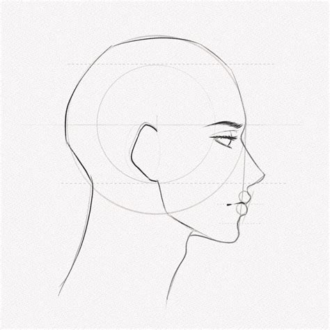 How to draw a side profile #drawingtutorials - YouTube