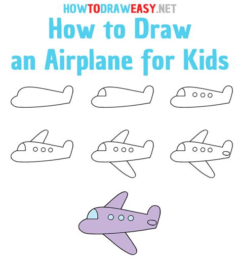 How to draw a simple small airplane vsafabric