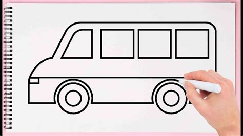 How to draw a van easy learn drawing simple and step by step with draw easy