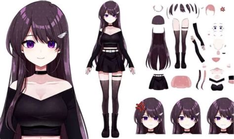 How to draw a vtuber model.  | I will draw a detailed Vtuber model with or without rigging.  ...