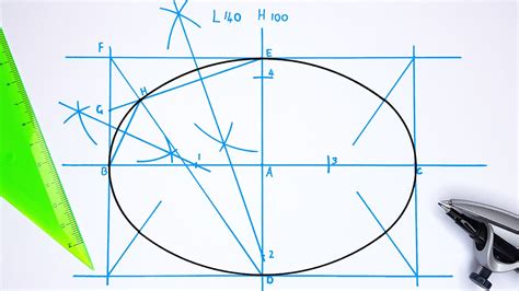 How to draw an Ellipse Method 2 YouTube