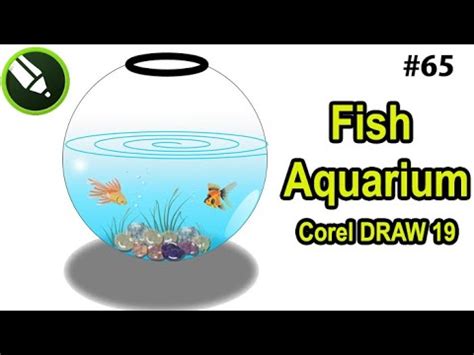 How to draw an aquarium in Corel Draw YouTube