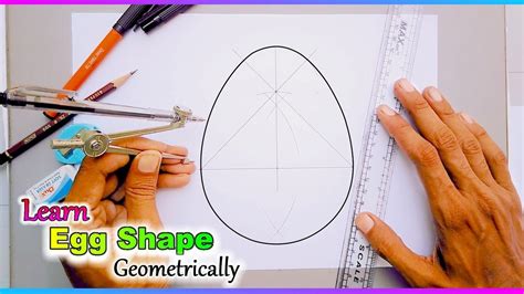 How to draw an egg shape YouTube