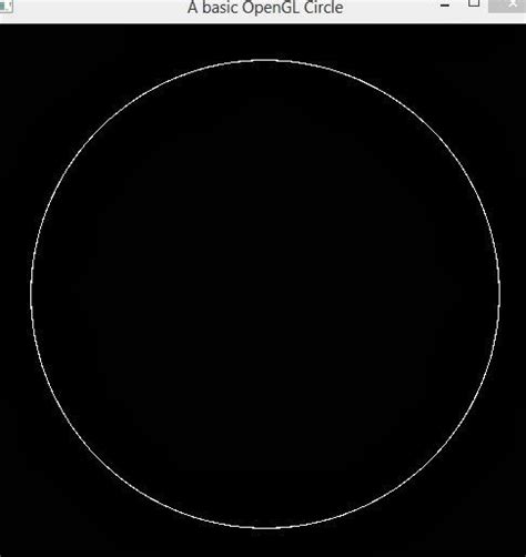 How to draw circle in opengl.  Let&rsquo;s start with vertices for the circle.  Jul 20, 2016 · O...