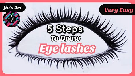 How to draw eyelashes tutorial for beginners YouTube