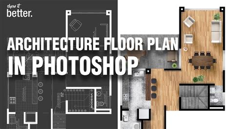 How to draw floor plans in photoshop