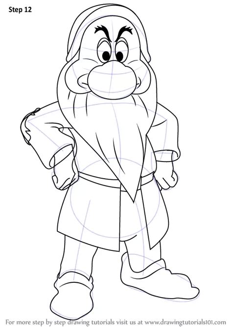 How to draw grumpy from the seven dwarfs 8 steps with pictures Artofit