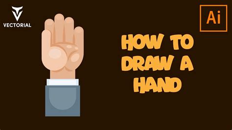 How to draw hands in illustrator