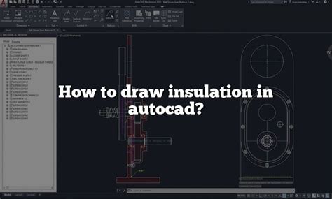 How to draw insulation in autocad