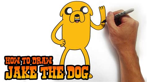 How to draw jake from adventure time YouTube