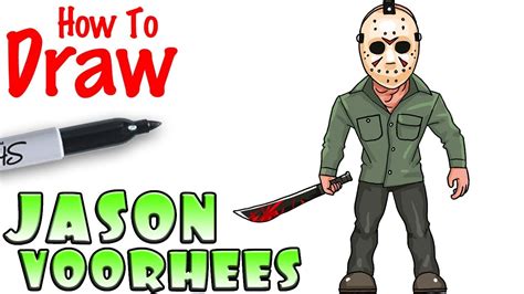 Jan 9, 2019 - How to Draw Jason Voorhees - Friday the 13th - Step by Step Drawings for BeginnersThis is a step by step drawin of how to draw the mask of jason voorfees. if....