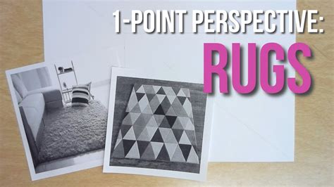 How to draw rugs in 1Point Perspective YouTube